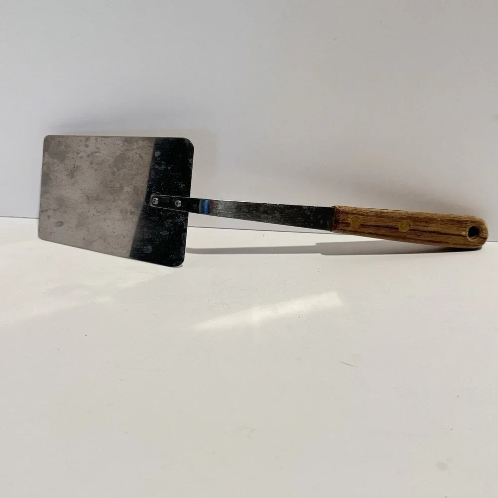 Vintage Robinson Knife Co Stainless Spatula Turner Wood Handle‎ USA